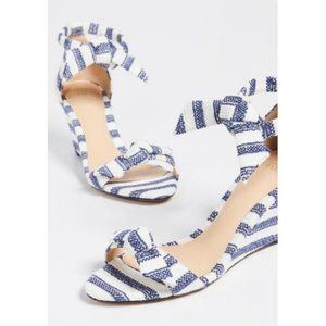 Alexandre Birman Clarita Demi Striped Wedges Tie